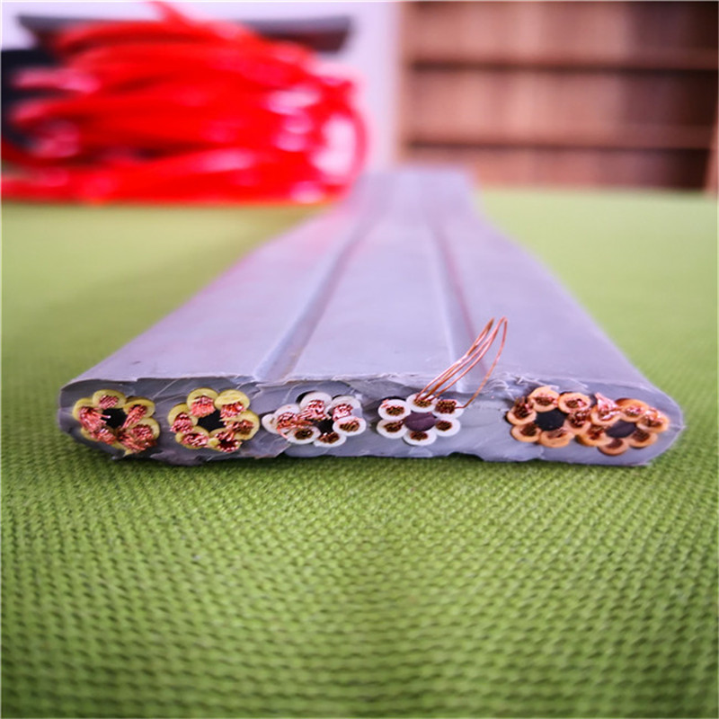Flat crane cables, lifter cable, Flat lifter cable, Echu cable factory