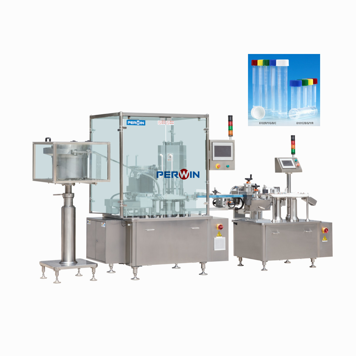 Food Industry Suspending PLC 4ml Automatic Bottling Machine