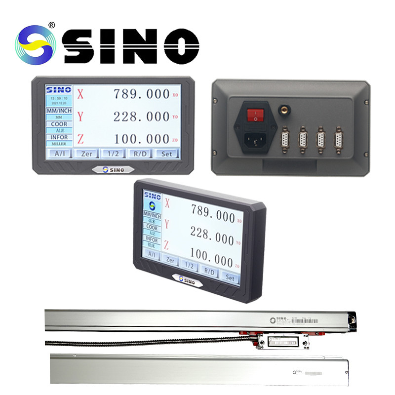 SINO SDS200S Linear Optical Encoder With A 3 Axis Digital LCD Readout Display For Sale