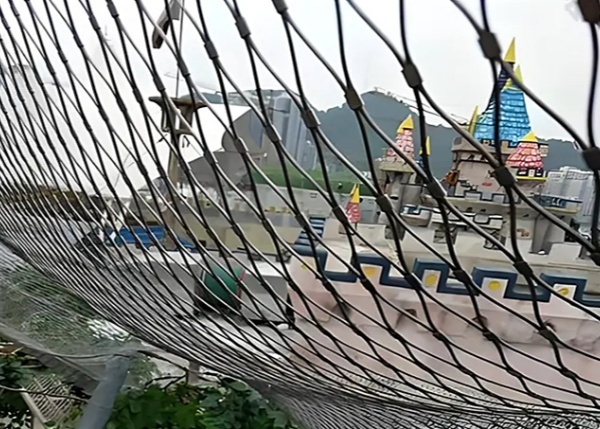 Stainless Steel Wire Rope Mesh 1.6mm 45mm For Aviary