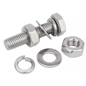 M5 M6 Stainless steel hexagon heavy Metal bolt and nut washer SUS304 SUS316 A2