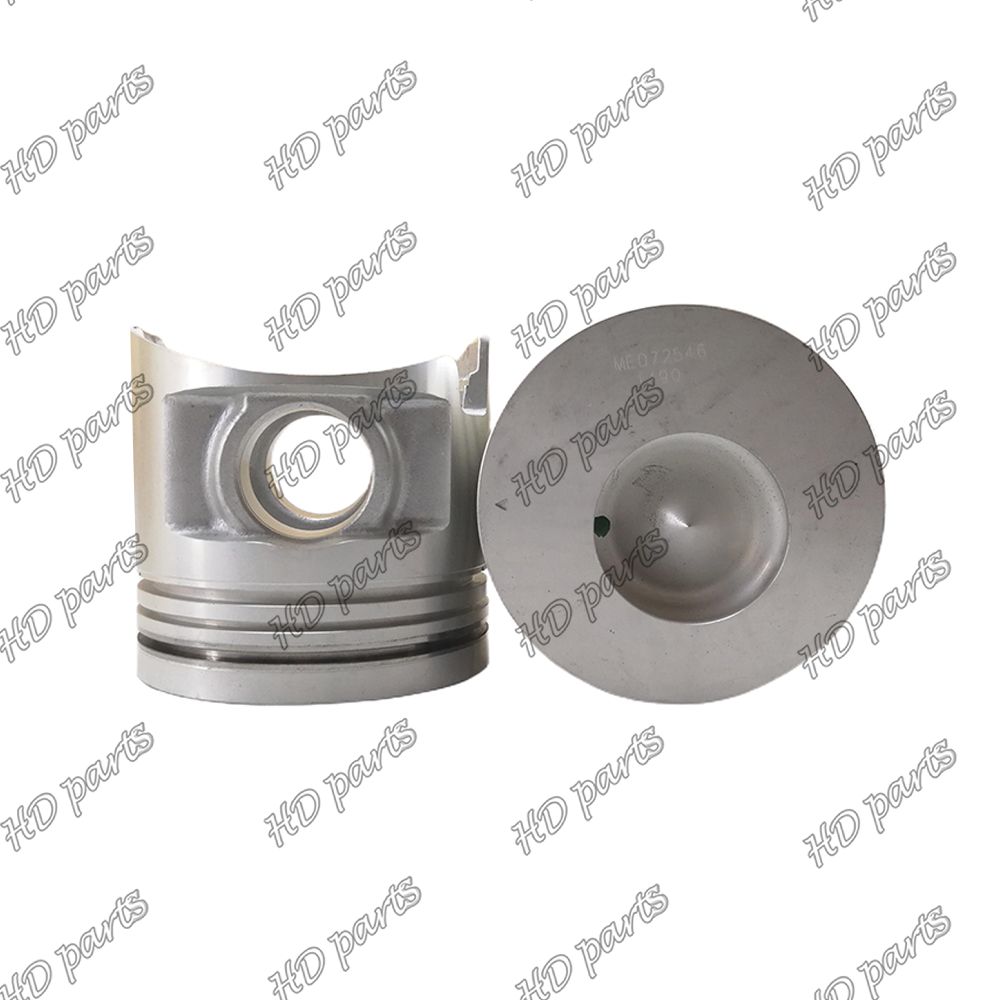 6D17T Engine Piston Chamber Size 55mm 3×2.5×4mm Pin Hole 38mm ME072546 For Mitsubishi Engine Spare Parts