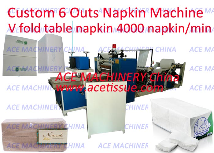 automatic pre-cut napkin machine