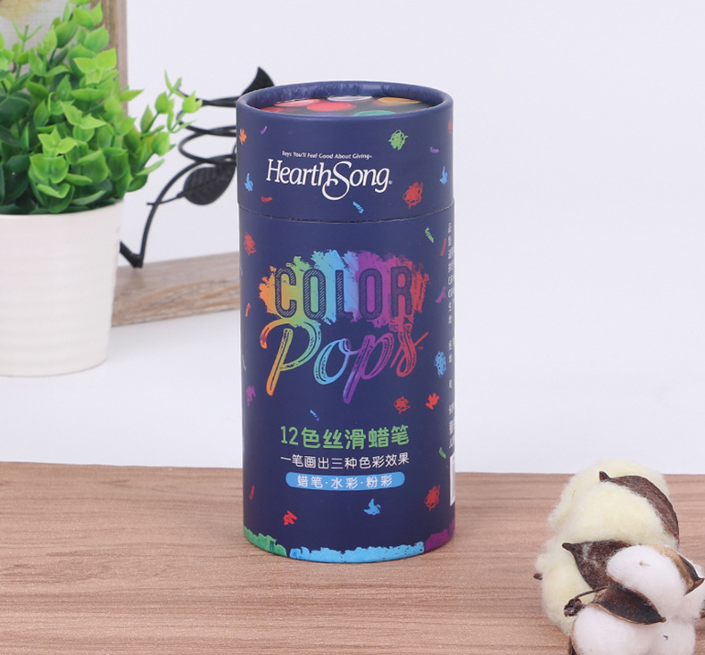 Embossing Tea Cylinder Packaging