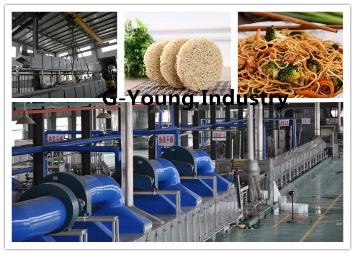 Oil Frying Automatic Noodle Making Machine For Fried Instant Noodle Making