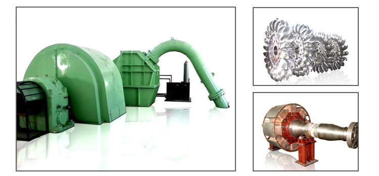 Hight Head Pelton Turbine Generator Used In Hydropower Plants OEM Service