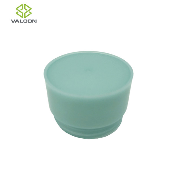 Mint Green Cosmetic Cream Jar , Plastic Lotion Jars Glossy Face Finish