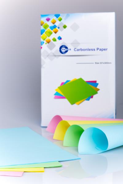 60gsm CFB CF NCR Paper For Laser Printers White Pink Yellow Carbonless Paper 65