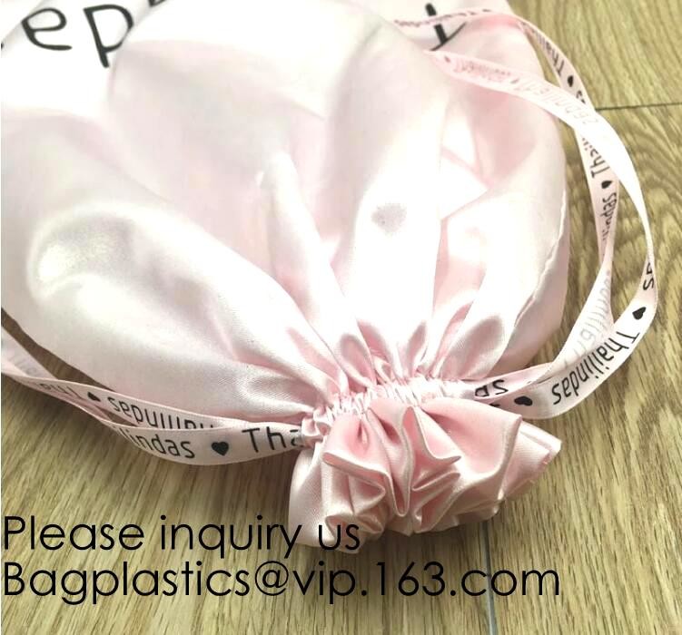 Soft Toy Storage Satin Bag With Drawstring,Promotional Red Wine Color Satin Packaging Bag,Hot selling Fancy Pink Satin J