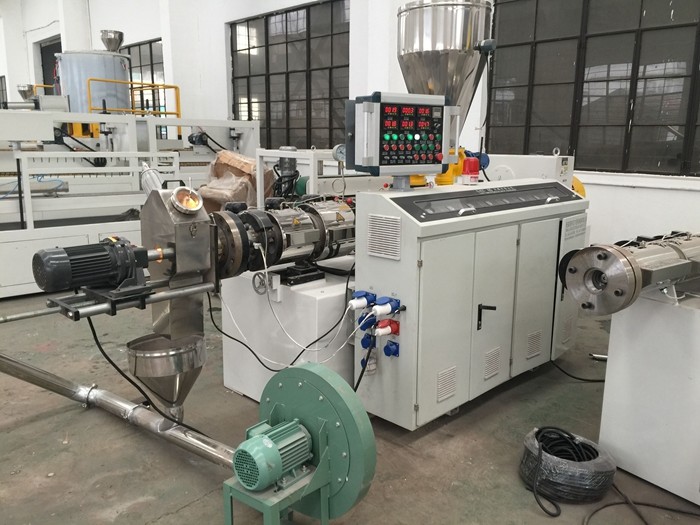 55KW Motor Power Plastic Pelletizing Machine With Vacuum Degassing System