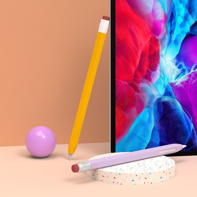 16*1cm Platinum Silicone Protective Case for Apple Pencil 2nd Generation Silicone Case