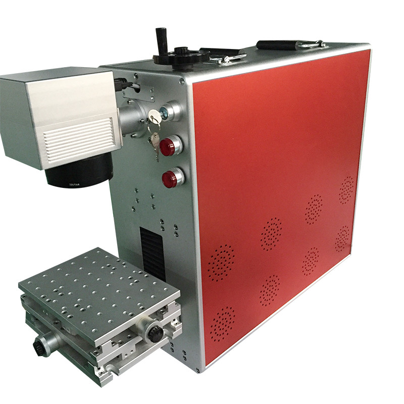 MAX or RAYCUS Portable 30W fiber laser engraving cutting machine laser marking machine for metal and non metal