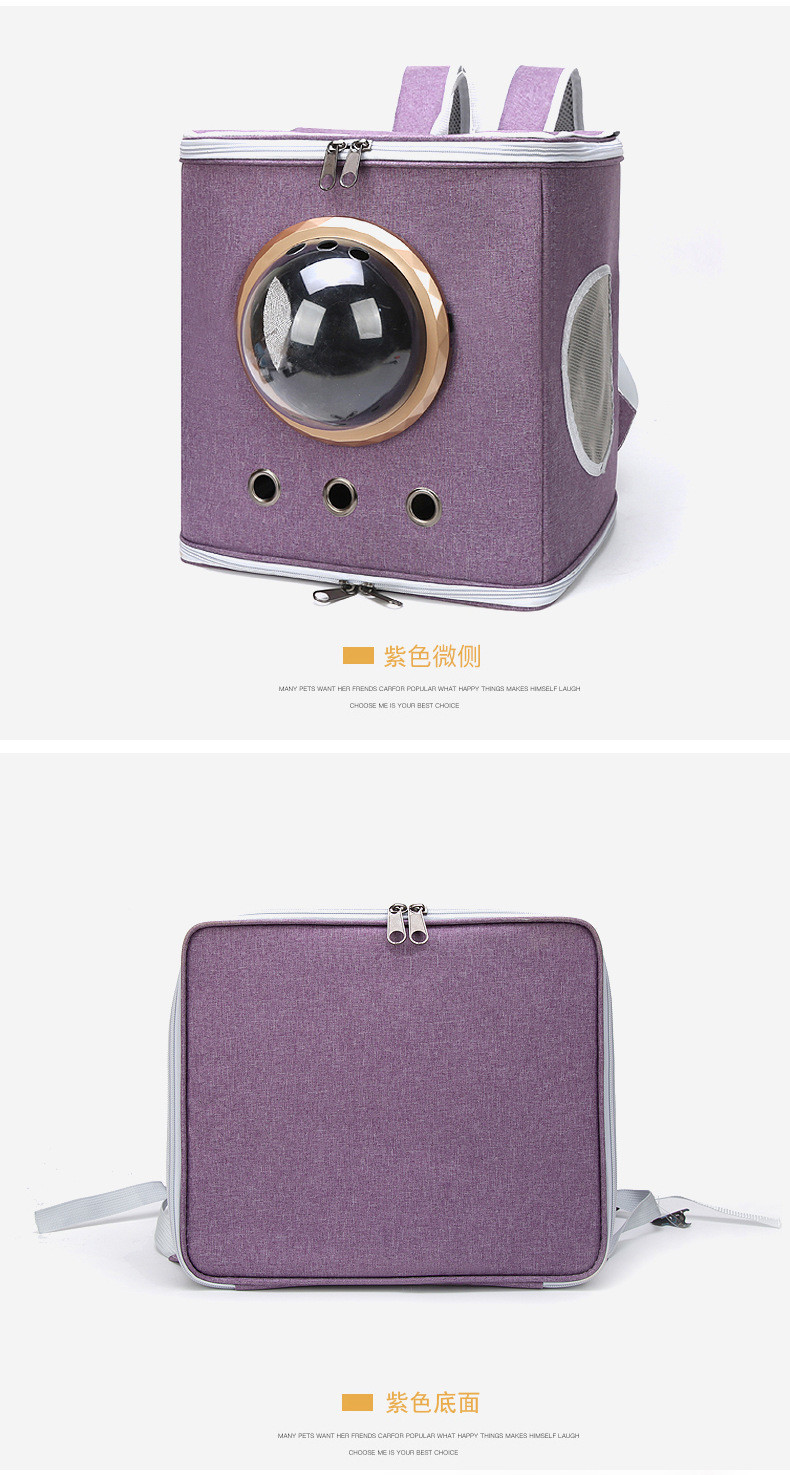 Breathable Pet Carrier Cat Kitten Dog Backpack Astronaut Capsule Window Backpack