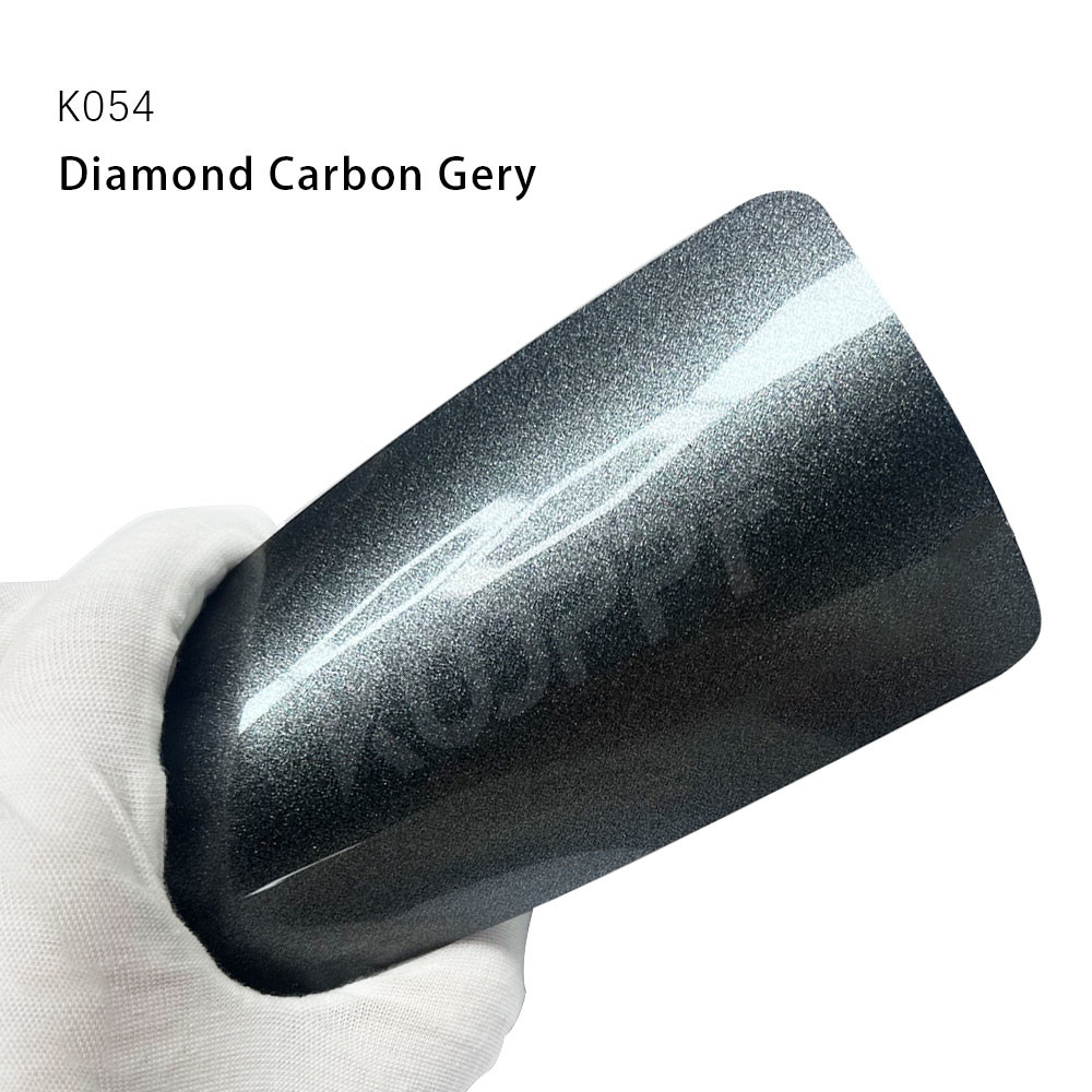 Diamond Carbon Gery Colour 1.52*16m TPU 8.0 Mil Car Paint Protection Film