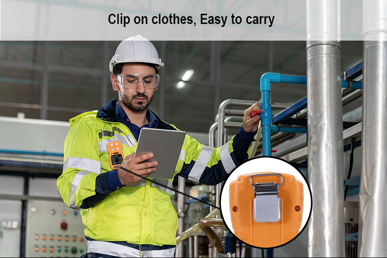 MS104K 2 Gas CO2 IR O2 Portable Multi Gas Detector