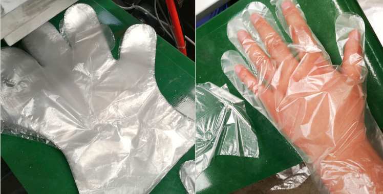 4.8KW 200pcs/Min PE Glove Making Machine Full Automatic