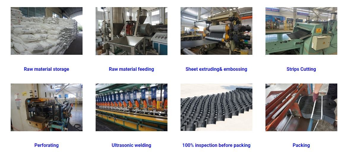 HDPE Geocell Cellular Confinement System Geocell For Erosion Control And Road Construction