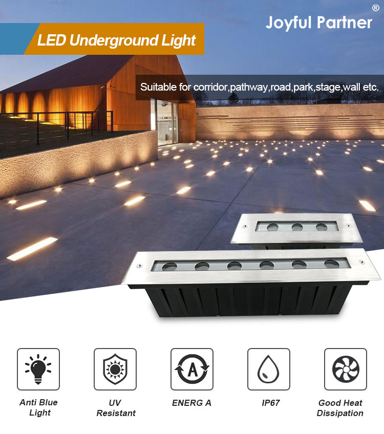 Buried Recessed Waterproof Underground Light DC 24V LED Outdoor Garden Lights
