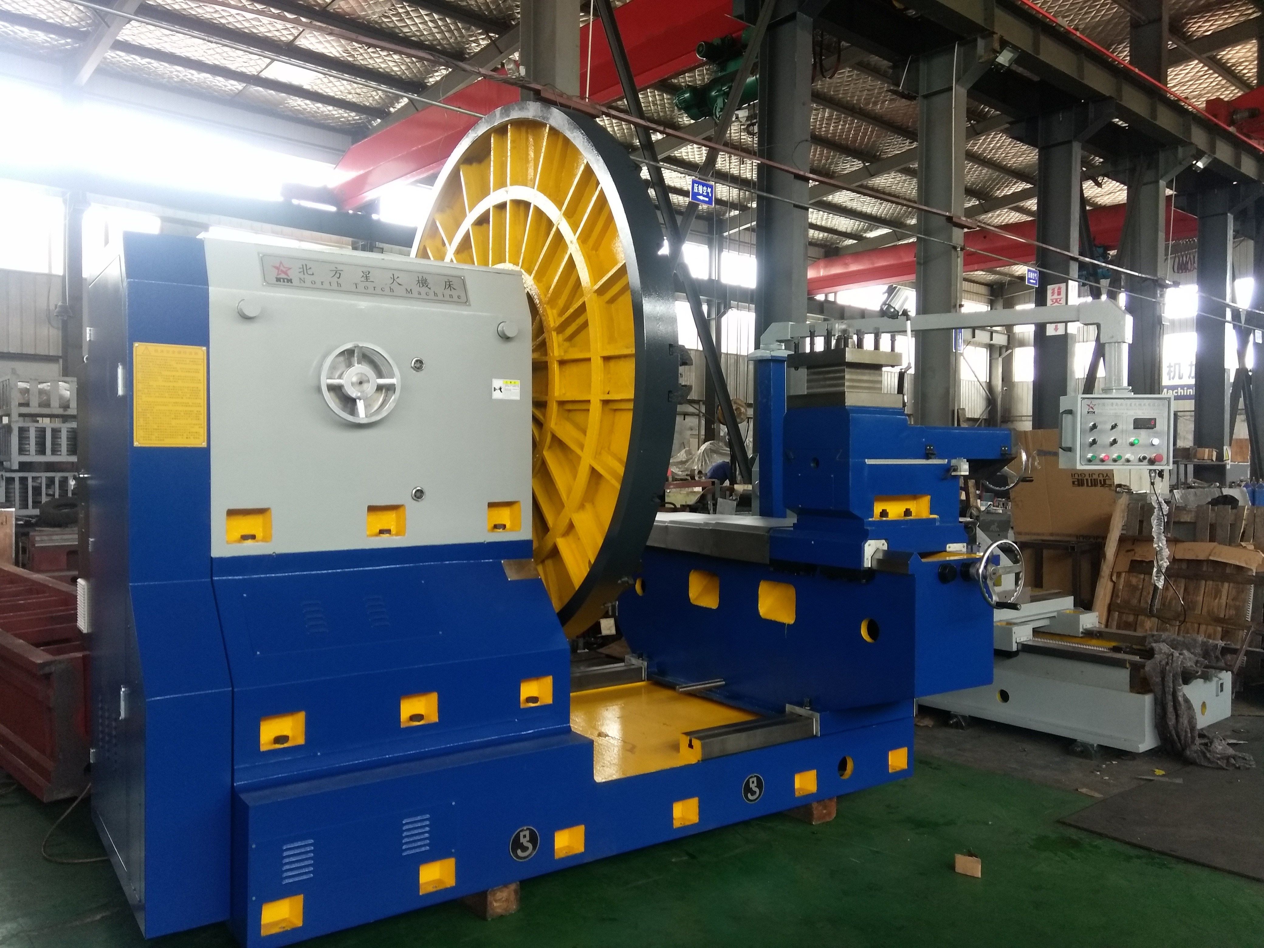 Diameter 3000mm CNC Flange Turning Lathe Machine
