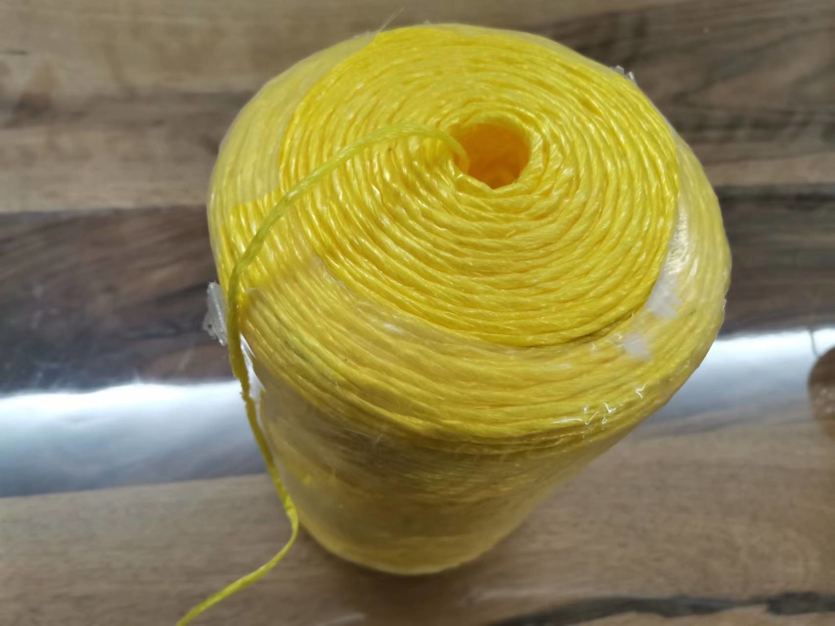 18KD Diameter 2mm Tanzania Polypropylene Baler Twine Yellow Color 4 Sizes