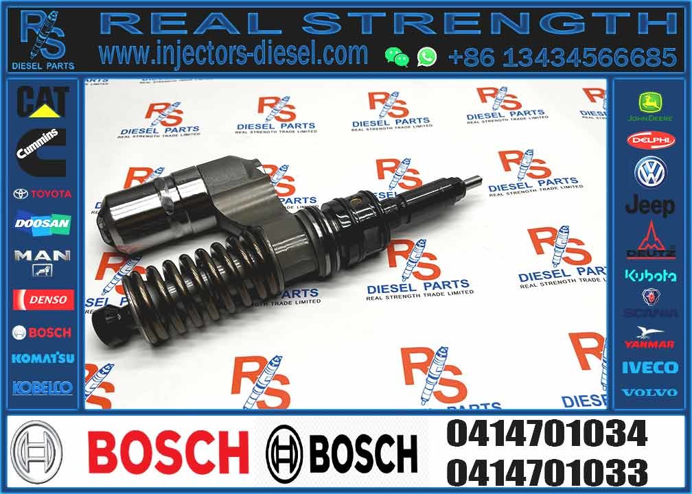 Diesel Engine Fuel Injector 0414701033 Common Rail Injector 0414701034 Auto Parts Injector 16650-00Z11