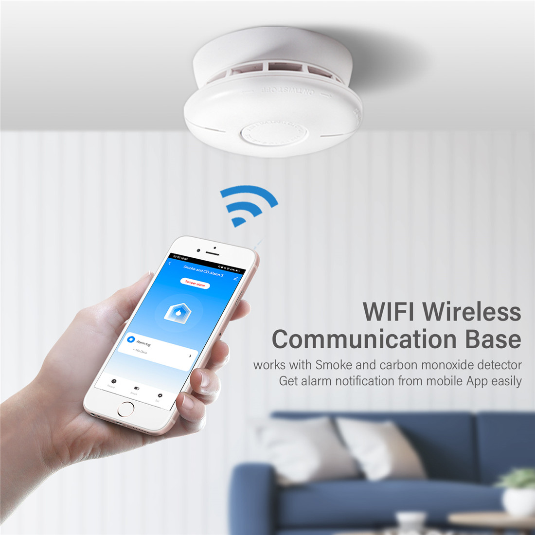 Wi-Fi Smoke And Carbon Monoxide Detector With UL Certification(AJ-9339W)