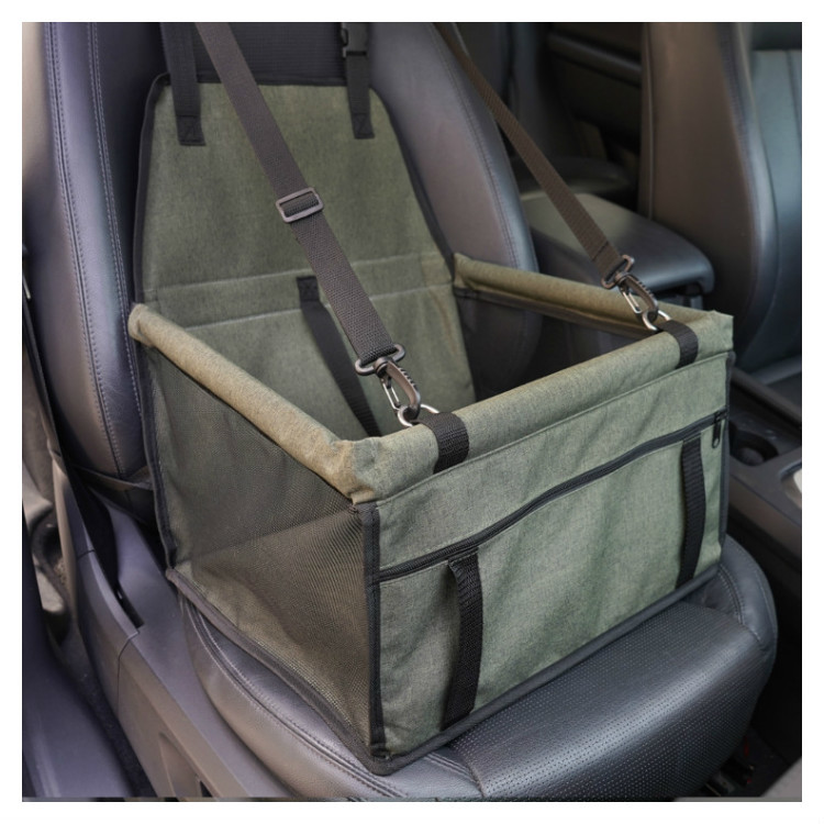 Absorbent 4cm Pet Car Booster Seat 33cm Medium Dog Car Carrier