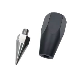 Urvey Range Rod Prism Pole Point Tip With 5/8 Internal Thread GPS RTK Centering