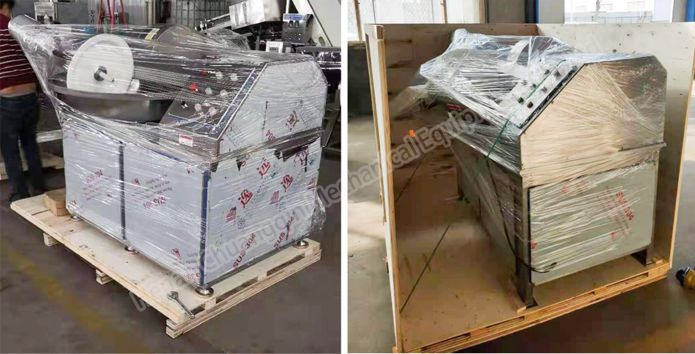 Stainless Steel Commercial Bowl Chopper Machine Meat / Industrial Bowl Cutter 30kg/Batch