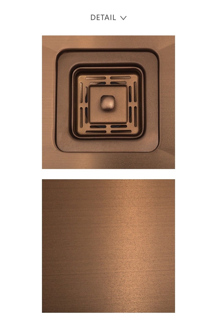 Undermount Stainless Steel Work Station Sink , Copper 36 Double Bowl Farmhouse Sink