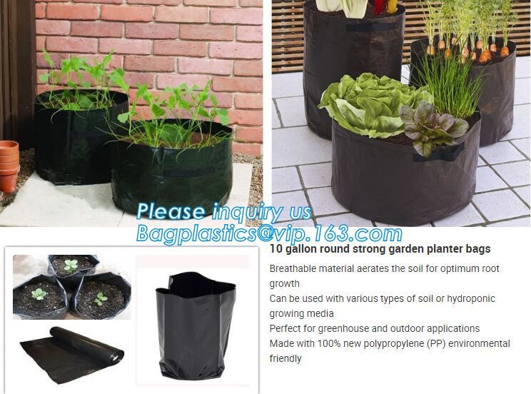 4 Pockets Permeable Non-woven fabric 26x65cmx1mm Vertical Wall Planting Bag for flower vegetable lettuce ferns, bagease