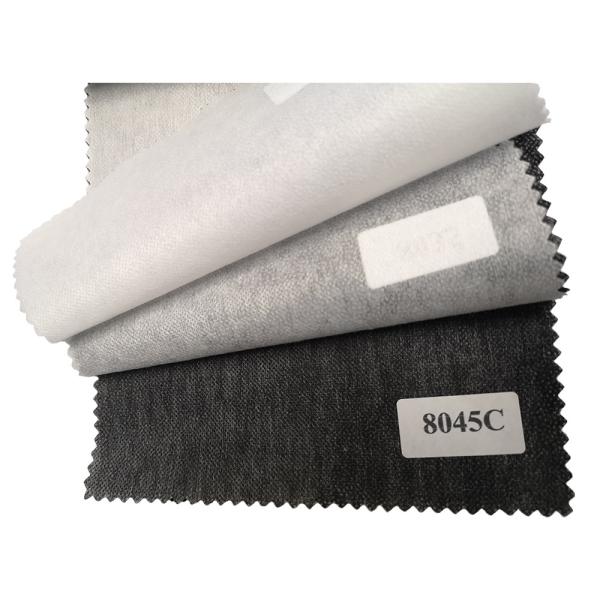 50% Polyester / 50% Nylon Gaoxin Fusible Woven Interlining Microdot Fusing