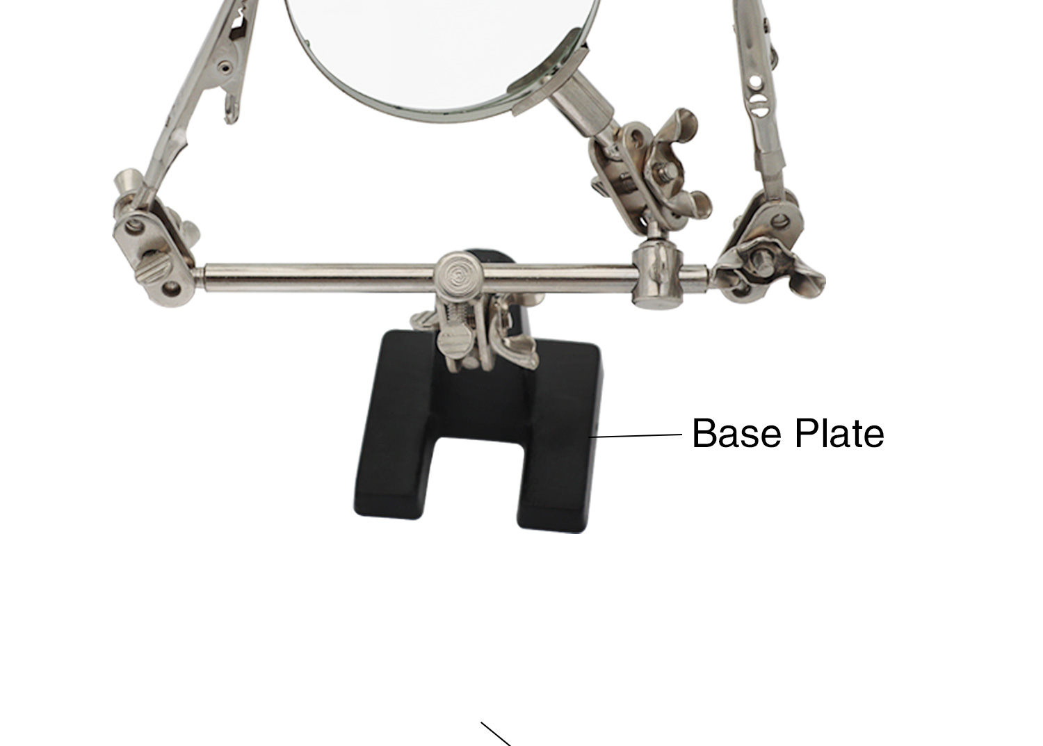 Worktable Welding Magnifier Electric Soldering Iron Shelf Base