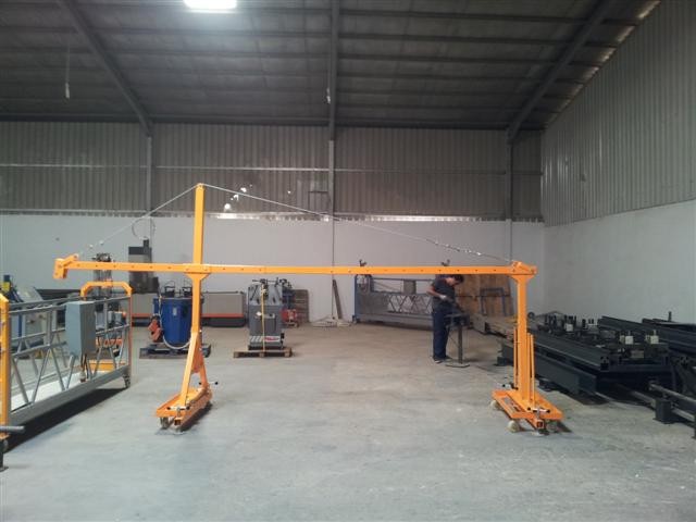 Safety Suspended Access Platforms For Building Maintenance With Steel Rope