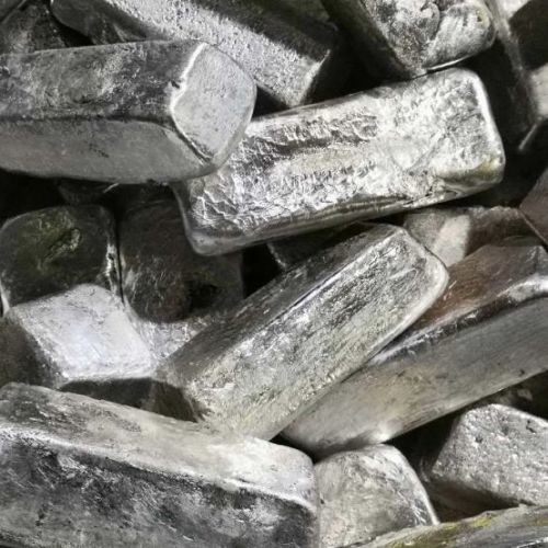 High Boiling Point Bright Silver Magnesium Ingot 99.98% For Fire Fighting Equipment