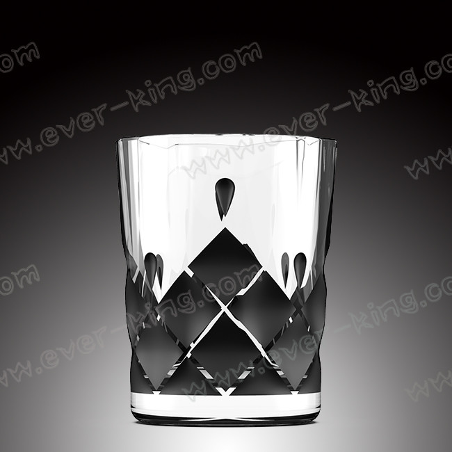 Custom Wine Whisky Drinking Reusable Glass Cup Clear