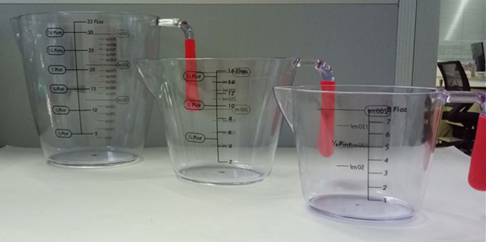 FBTZ102803 for wholesales set of 3 measuring cups 8oz/16oz/33oz