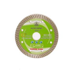 China 4.5 Inch 115mmx22.2mm General Purpose Wave Turbo Rim Diamond Blade For Masonry Smooth Cuts on sale