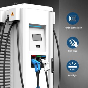 High Power CCS CHAdeMO EV Charger with LCD Display
