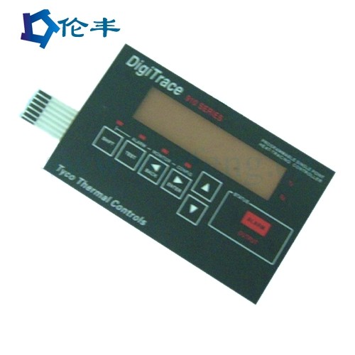 Waterproof Rubber Membrane Keypad Custom Metal Dome 3M467 Adhesive