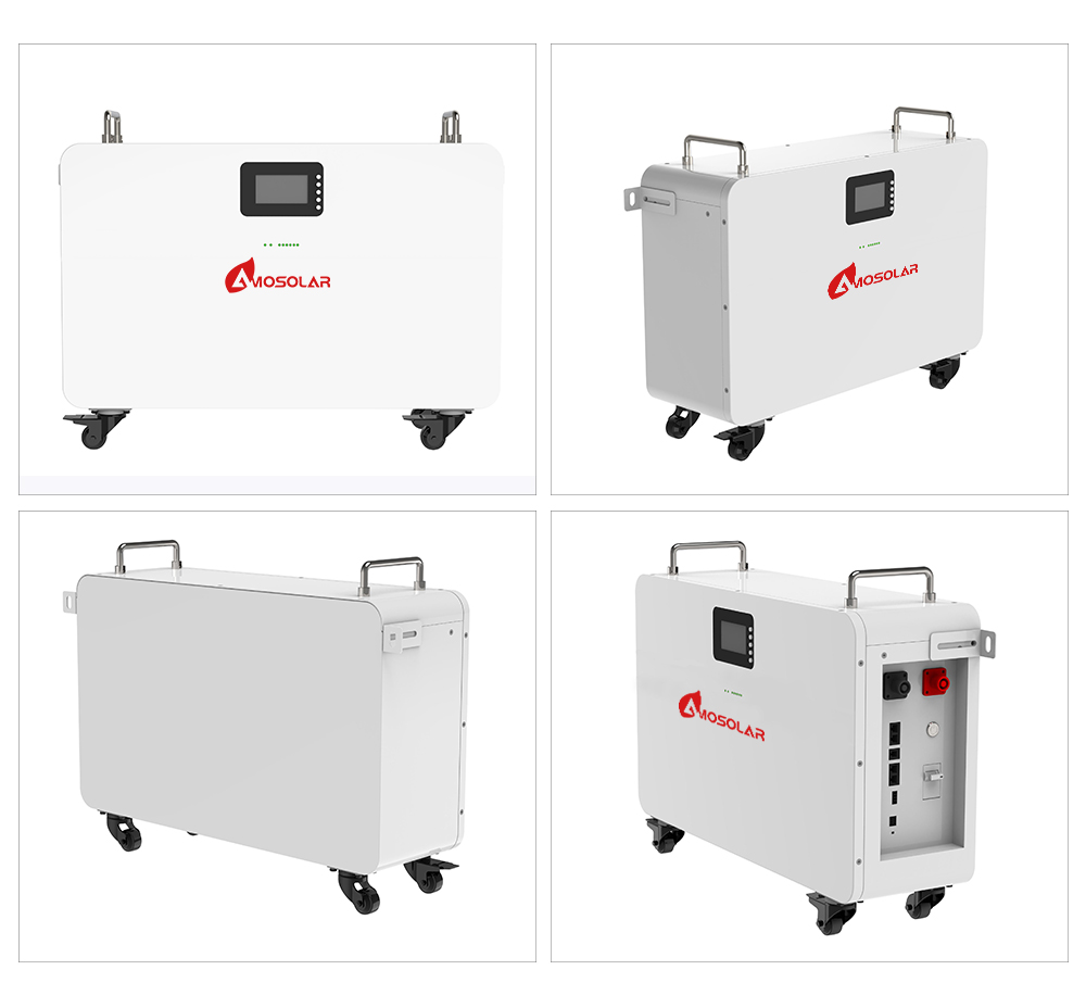 Amosolar Move LFP 12v 48v 51.2v 200ah 280Ah 100Ah 10Kwh Solar Battery for Solar System