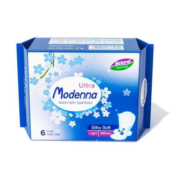 Hot Sale Women Cotton Sanitary Napkins Pad Wholesa Super Absorbent Breathable