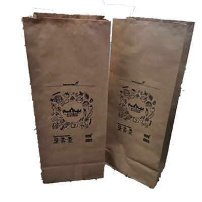 Bio-Degradable Brown 2 Ply 25kg Paper Yard Waste Bag