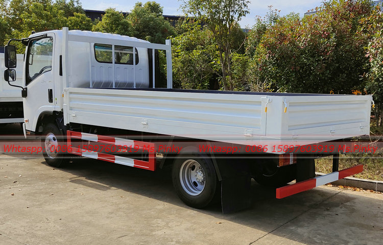 ISUZU KV100 5Tons Small Cargo Trucks 120HP Light Lorry Flatbed Truck Cheaper Price for Sales