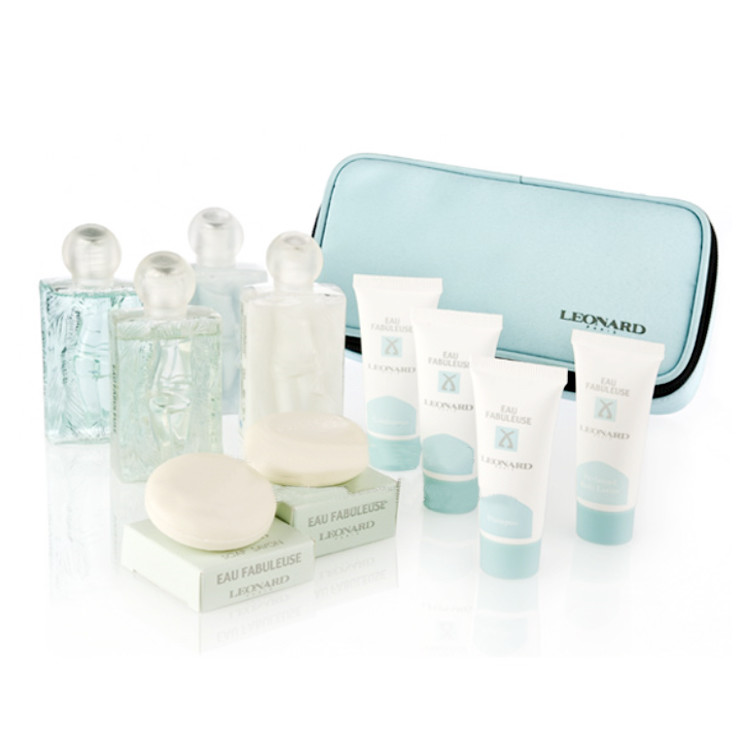 Eco Friendly Tubes Hotel Amenities Set Mini Size Travel Shampoo Conditioner Shower Gel