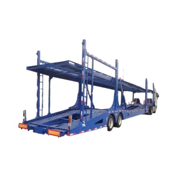 2-3 Axes Vehicle Transport Semi Truck Trailer 9 Car Transport Vehicle Semi