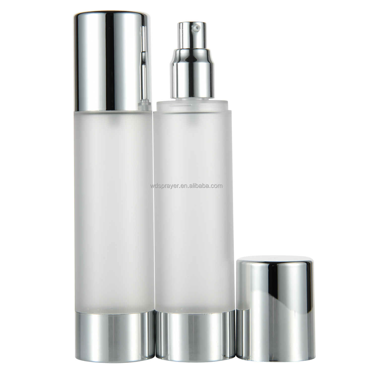 PUMP SPRAYER Sealing Type AS Material 80ml Airless Bottle for Customized Packaging