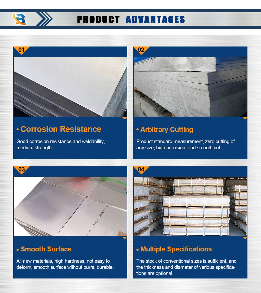 Aluminium Sheet Manufacturers 1050 1060 1100 3003 5083 6061 Alloy Aluminum Plates on Sale
