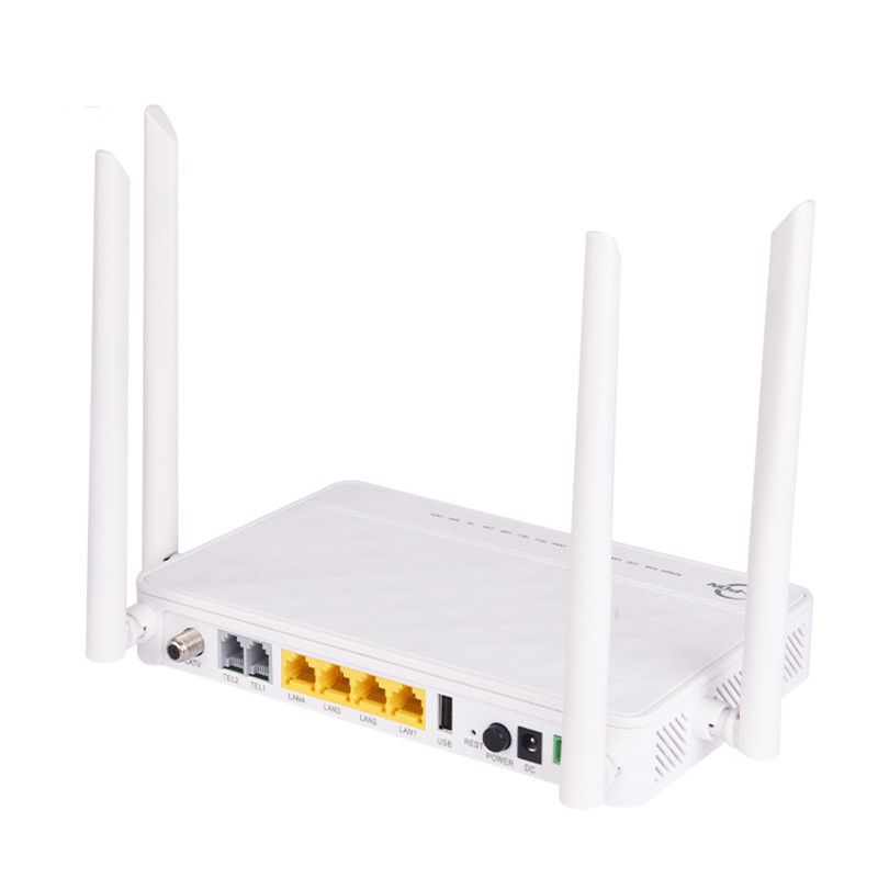 IEEE802.11 AC ONU 4GE 2VOIP 2.4G 5.8G CATV GPON OLT ONU