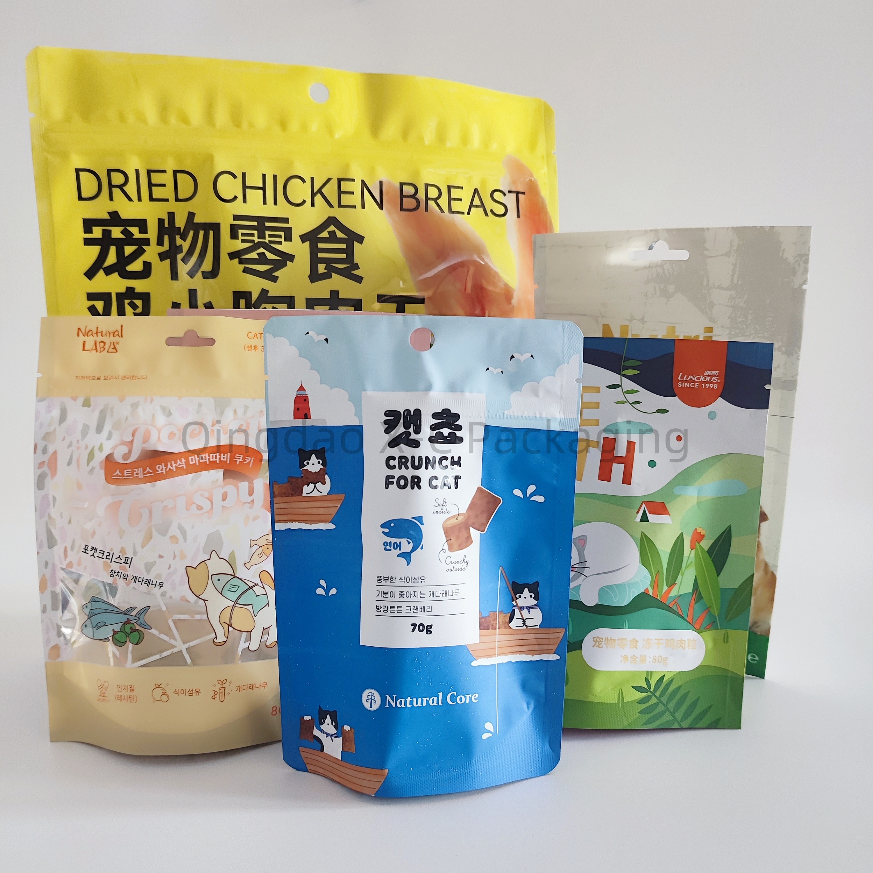 Laminated Stand Up Pouch Wholesale Digital Printing Recyclable Food Grade Storage With BRC